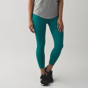 Lululemon |  Zone In Crop in Forage Teal